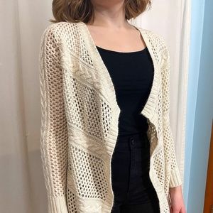 Charlotte Russe Tan Open Cardigan